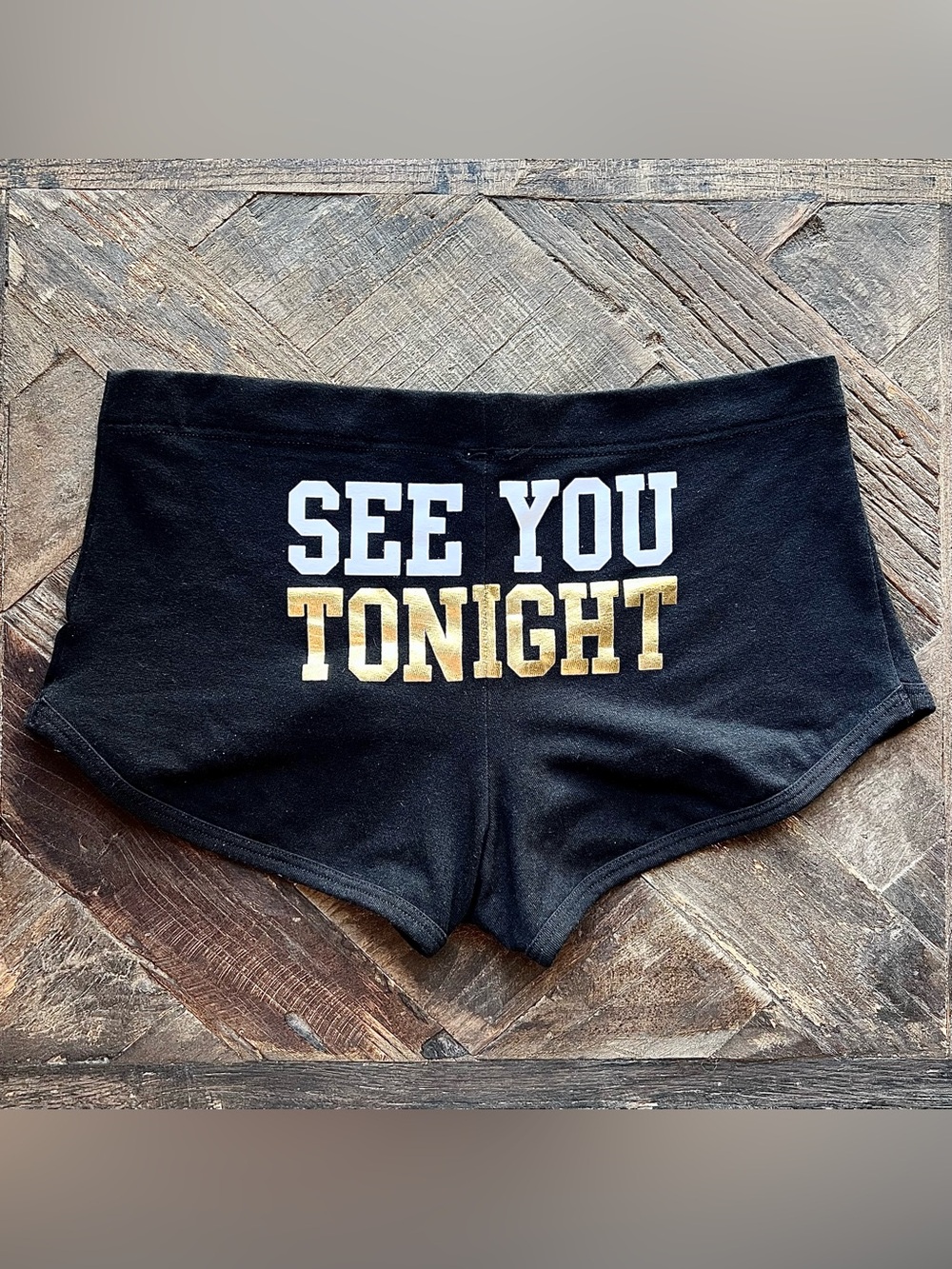 RARE NEW • VS PINK “See You Tonight” Low Rise Boyshort Panty •
